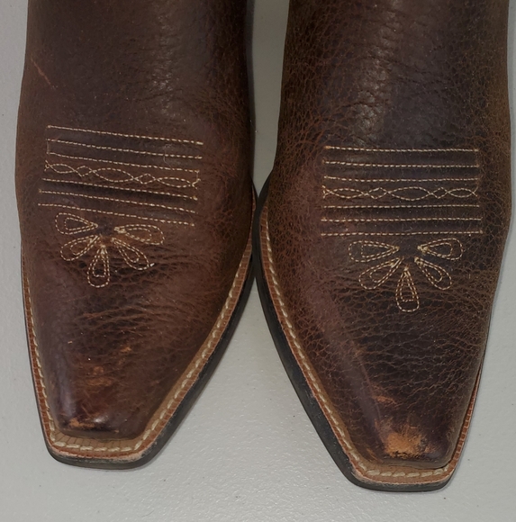 Ariat Western Cowgirl Boots Leather Women’s Size 9 B - Picture 10 of 16